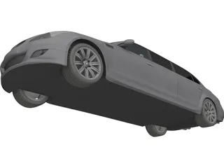 BMW M5 Limo 3D Model preview