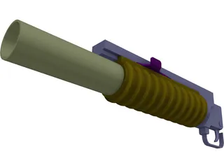 M203 3D Model preview