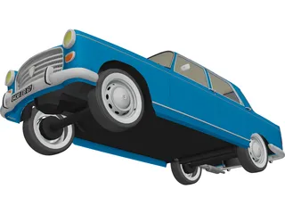 Peugeot 404 3D Model preview