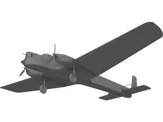 Armstrong Whitworth Whitley 3D Model preview