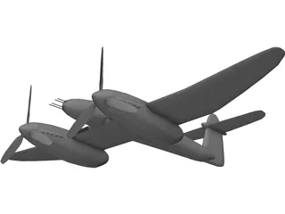 Westland Whirlwind 3D Model preview