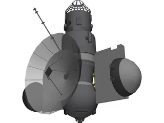 Zond Probe 3D Model preview