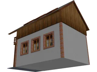 Weekender House 3D Model preview