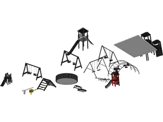 Playground 3D Model preview