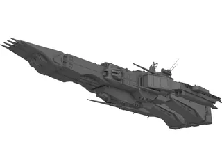 SDF-1 TV version 3D Model preview