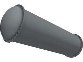 Tubular Heat Exchanger 3D Model preview