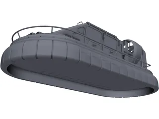 Hovercraft 3D Model preview