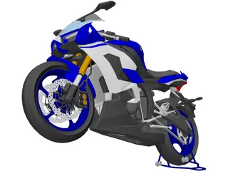 Yamaha YZF-R6 3D Model preview