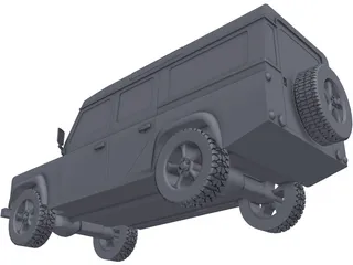 Land Rover Defender 110 3D Model preview