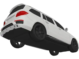 Mercedes-Benz GL550 4Matic (2014) 3D Model preview