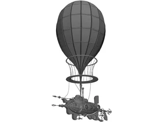 Airship 3D Model preview
