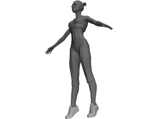 Woman 3D Model preview