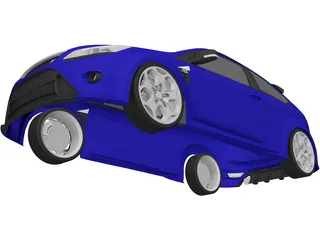 Ford Focus RS 3D Model preview