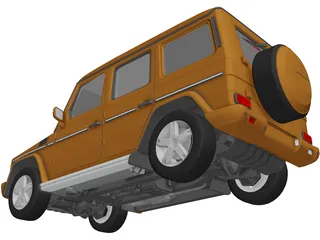 Mercedes-Benz G500 W463 (2008) 3D Model preview