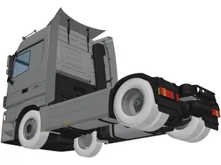 Mercedes-Benz Actros 8144 3D Model preview