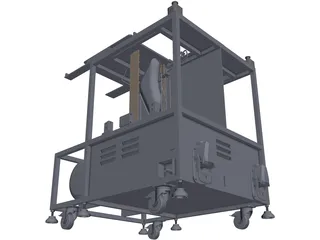 Air Blower 3D Model preview