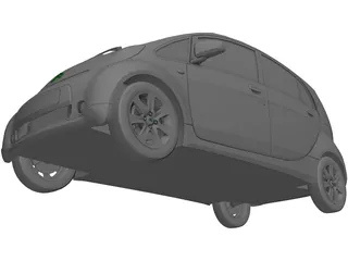 Citroen C-Zero 3D Model preview