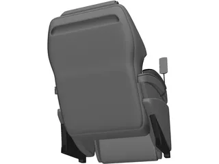 Massage Chair 3D Model preview