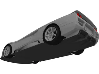 Saleen S7 TT (2007) 3D Model preview