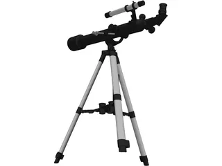 Telescope 3D Model preview