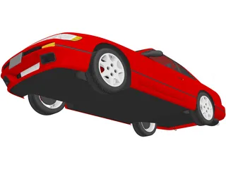 Nissan 180SX (1989) 3D Model preview
