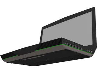 Alienware Laptop 3D Model preview