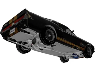 Ford Mustang Shelby GT500 (1967) 3D Model preview