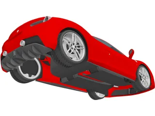 Ferrari 488 GTB (2016) 3D Model preview