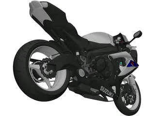 Suzuki GSX-R 750 (2008) 3D Model preview