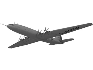 Bristol Brabazon 3D Model preview