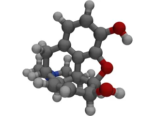 Morphine 3D Model preview