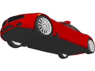 Fisker Karma Revero (2018) 3D Model preview