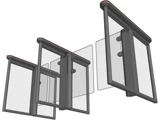 Turnstile 3D Model preview