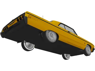 Chevrolet Impala SS 2-Doors (1964) 3D Model preview