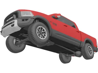 Dodge Ram 1500 Rebel (2015) 3D Model preview