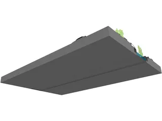 Landscape Mini Water Ways 3D Model preview