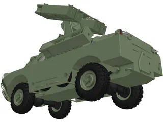 SA-9 Gaskin 3D Model preview