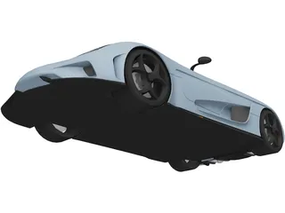 Koenigsegg Regera 3D Model preview