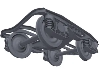 Y-25 Bogie 3D Model preview
