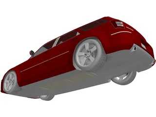 Dodge Magnum SRT8 (2008) 3D Model preview