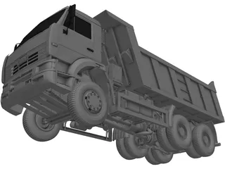 Kamaz 5240 3D Model preview
