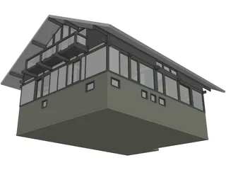 Vacation Home 3D Model preview