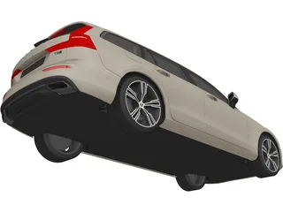 Volvo V60 (2019) 3D Model preview