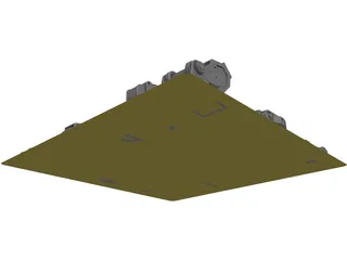 Hard Surface Kitbash Pack 1 Set 2 3D Model preview