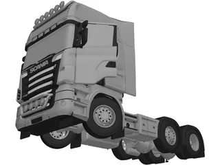Scania R620 3D Model preview