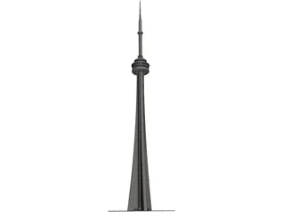 CN Tower 3D Model preview