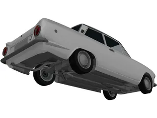 Ford Lotus Cortina (1966) 3D Model preview
