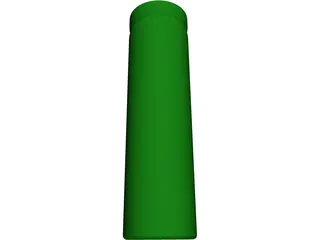 Lithium-Ion Battery 18650 3D Model preview