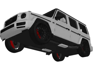 Mercedes-Benz G500 (2019) 3D Model preview