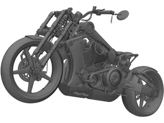 Custom Bike 3D Model preview